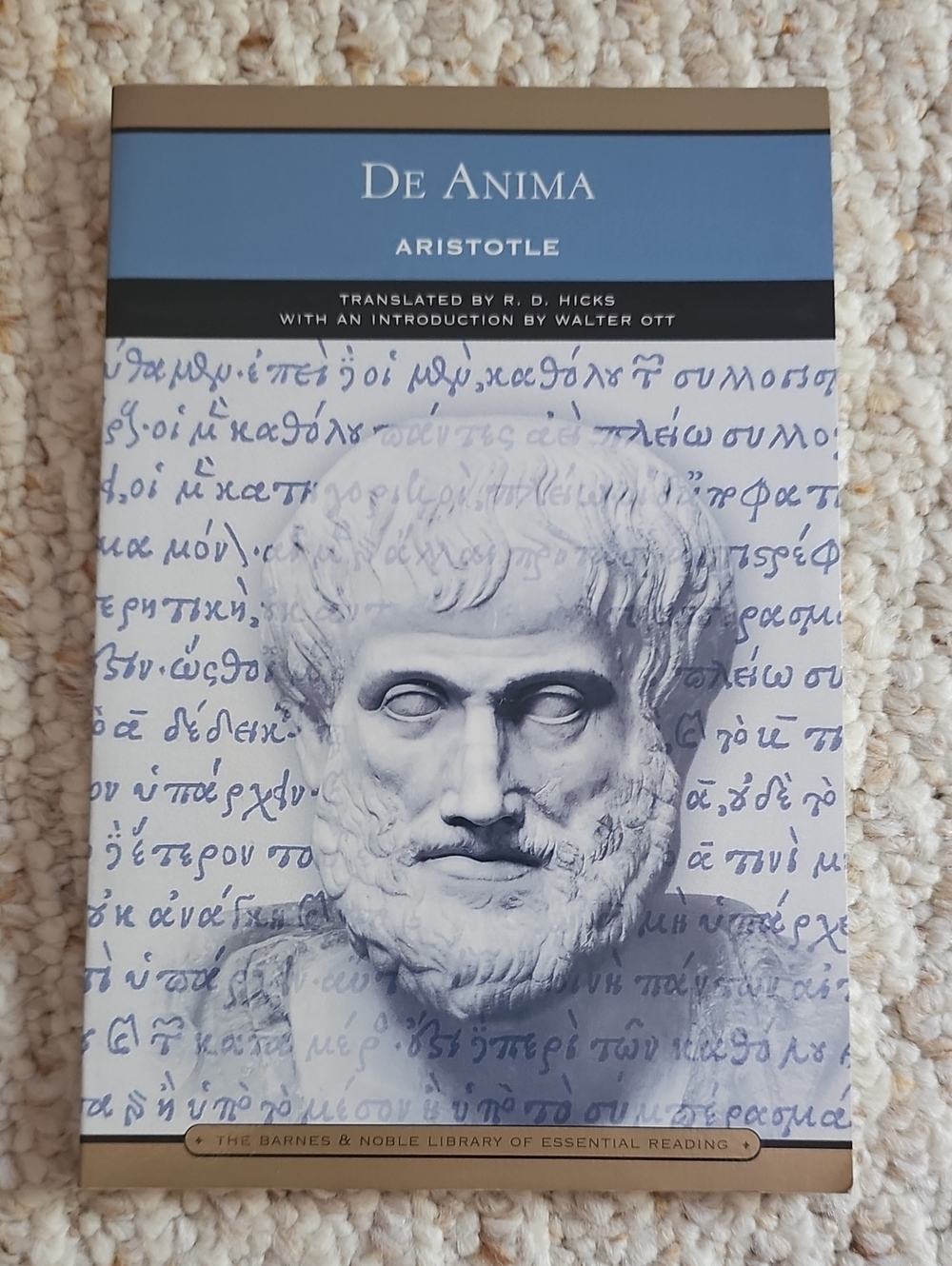 Philosophy — Blue and Black De Anima Paperback